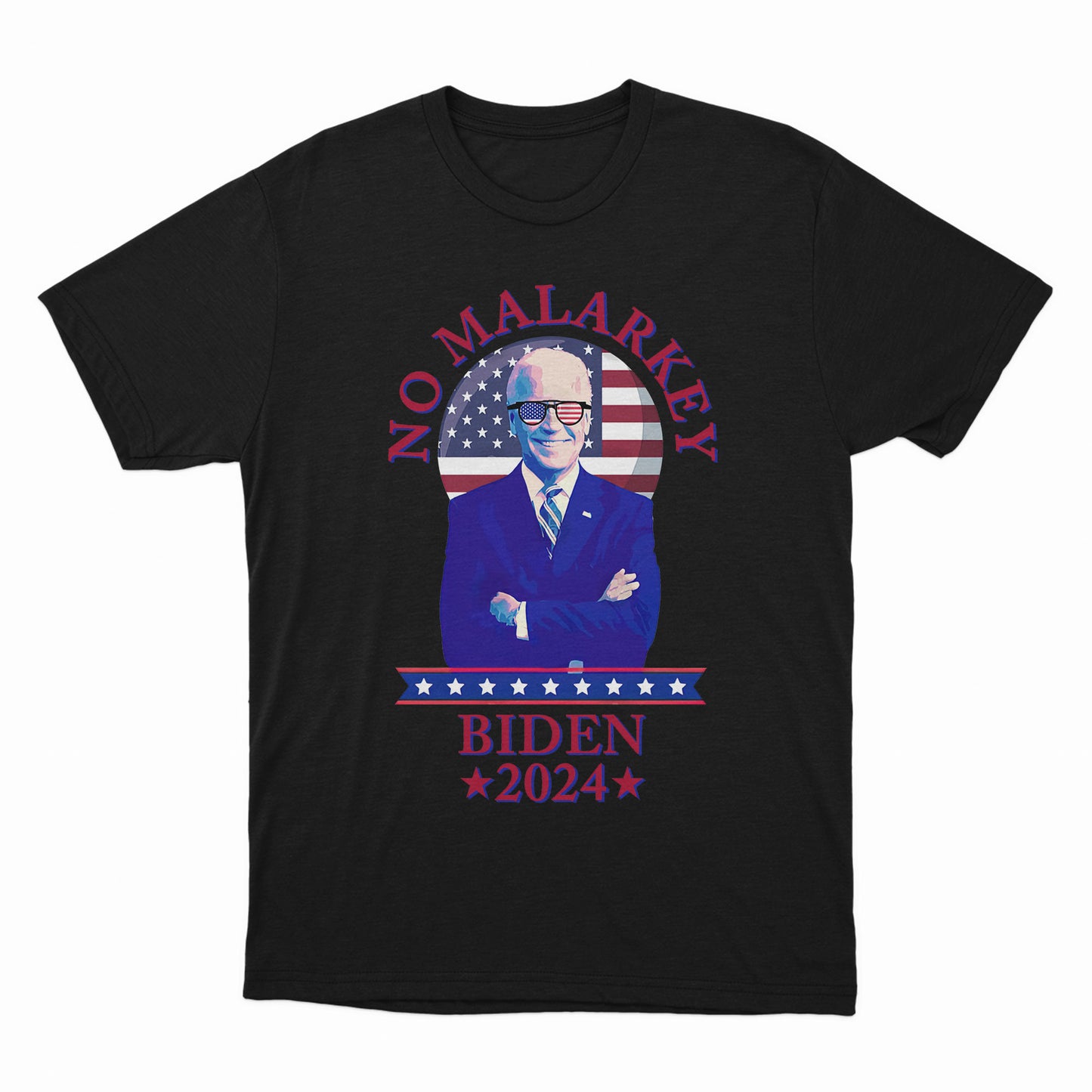 No Malarkey - President Joe Biden - Unisex Jersey Short Sleeve Tee