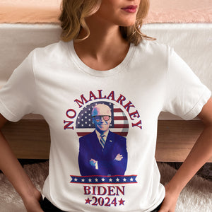 No Malarkey - President Joe Biden - Unisex Jersey Short Sleeve Tee
