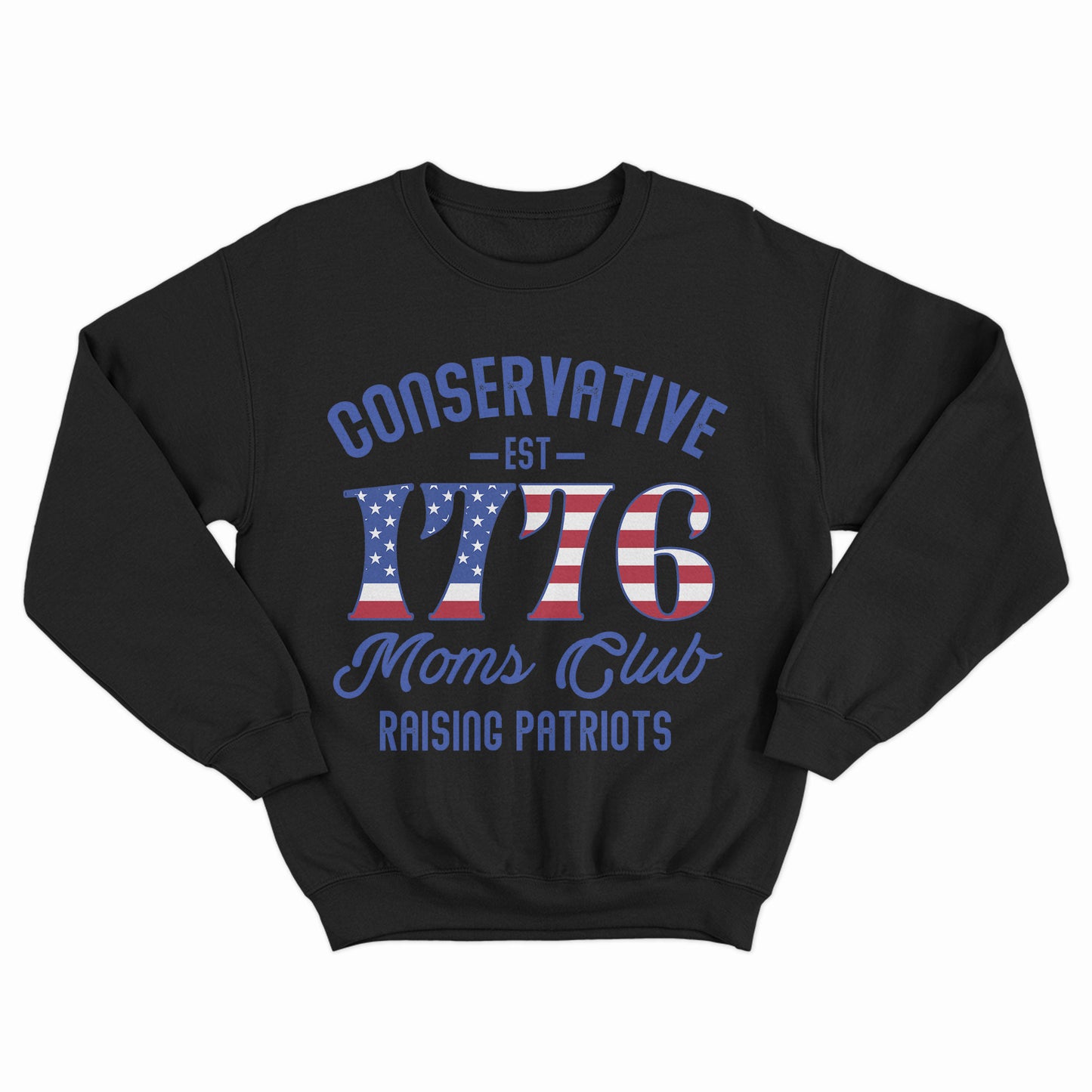 Conservative Moms Club T-Shirt, USA Patriotic Social Club Shirt, American Mama Graphic Tee, 1776 Fourth of July Mom Top, Patriotic Tshirt