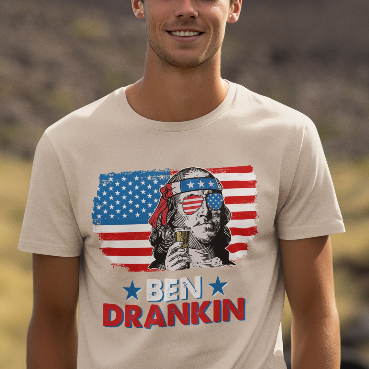 Ben Drankin 4th of July Shirt, Men Women Patriotic American USA T Shirt
