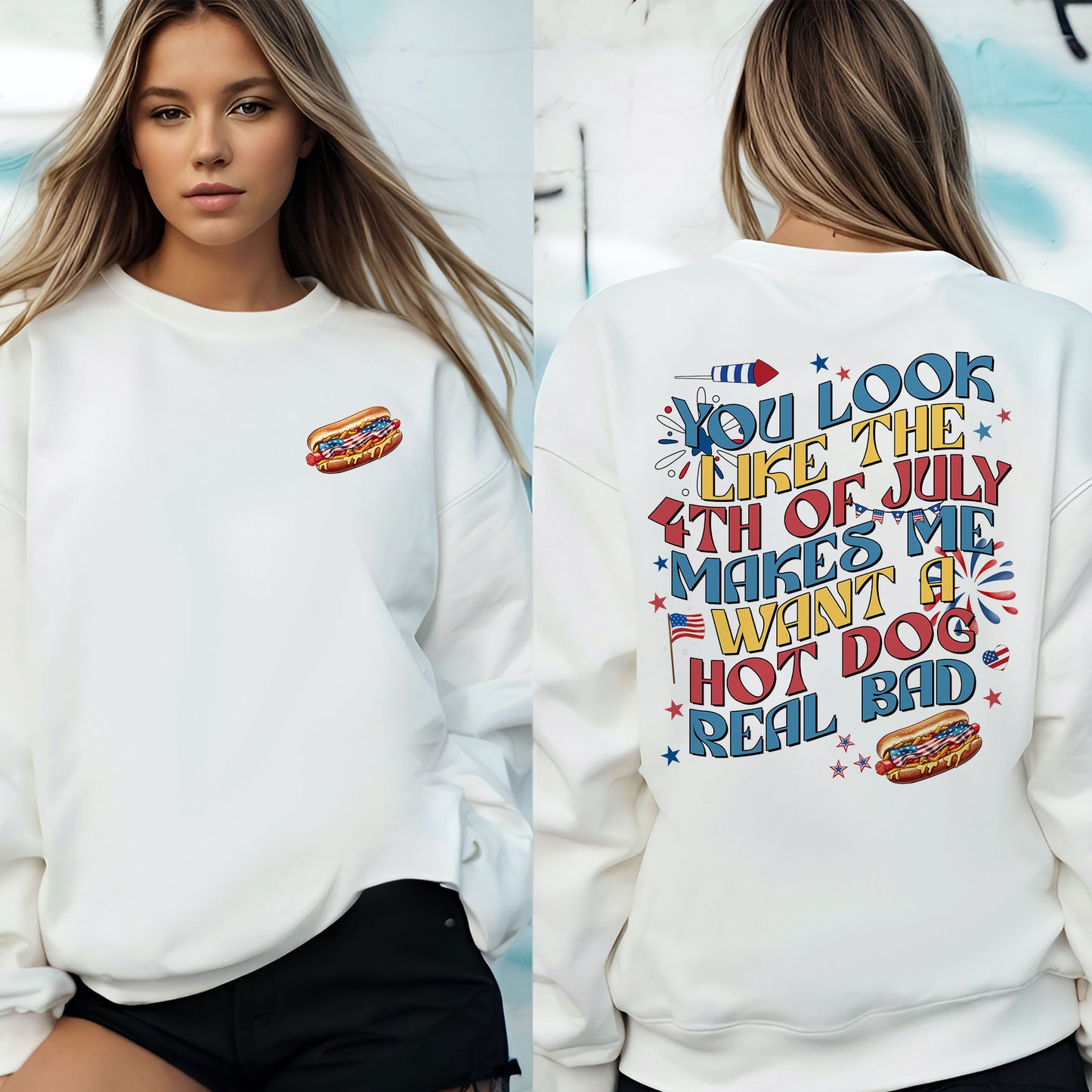 You Look Like The 4th Of July Shirt, America Patriotic, 4th of July Shirt, Independence Day Shirt, Retro USA Shirt, Hot Dog Lovers Shirt, Party In The USA