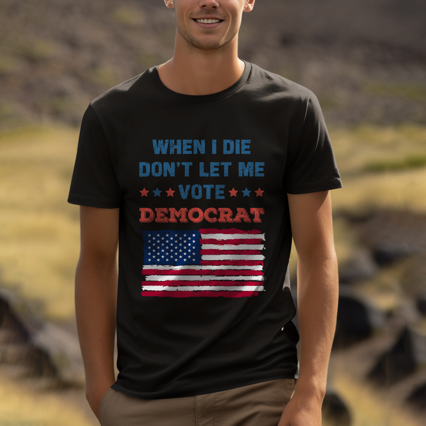 When I die don't let me Democrat shirt, Anti Biden, Anything but Democrat, Funny Republican Shirt, Patriot, Trump Shirts, Politics Shirt