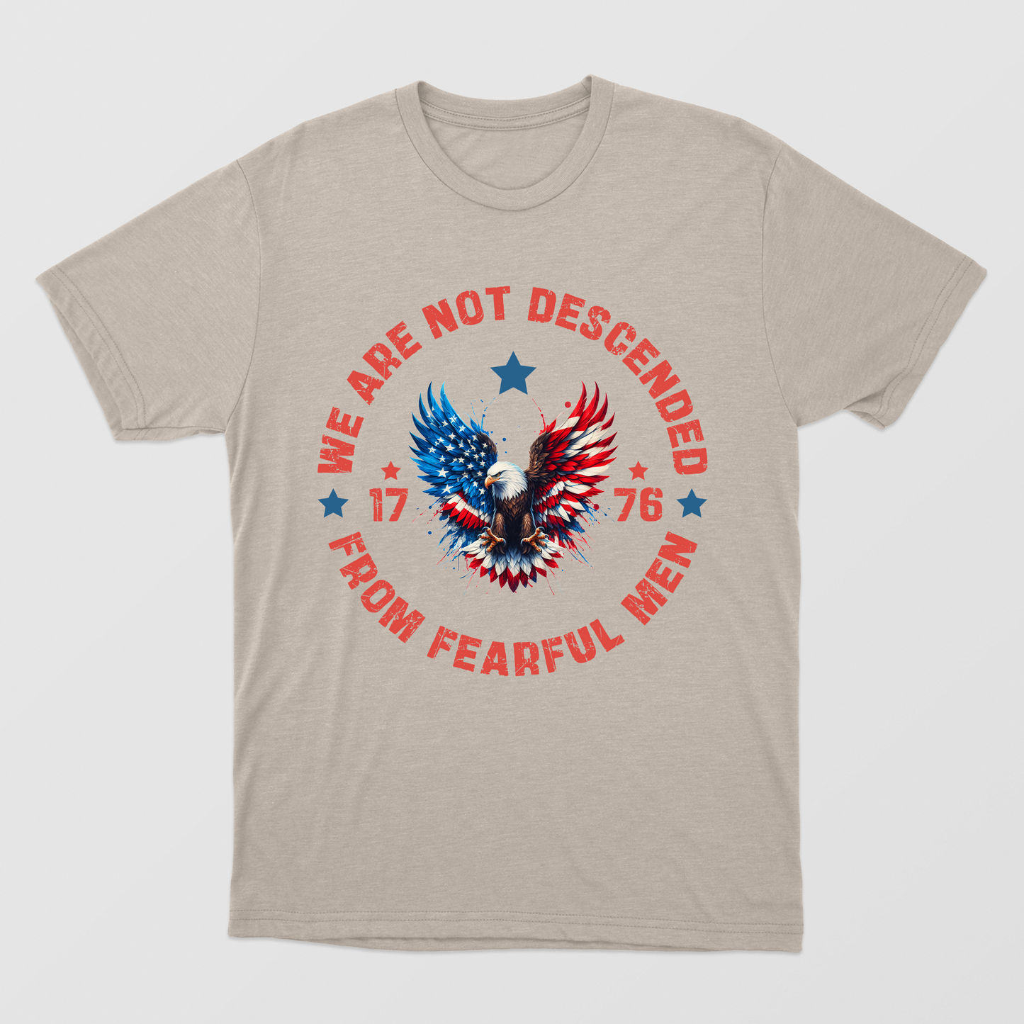 We Are Not Descended from Fearful Men shirt, Usa 1776 shirt, 4th of July sweatshirt, Patriotic tee