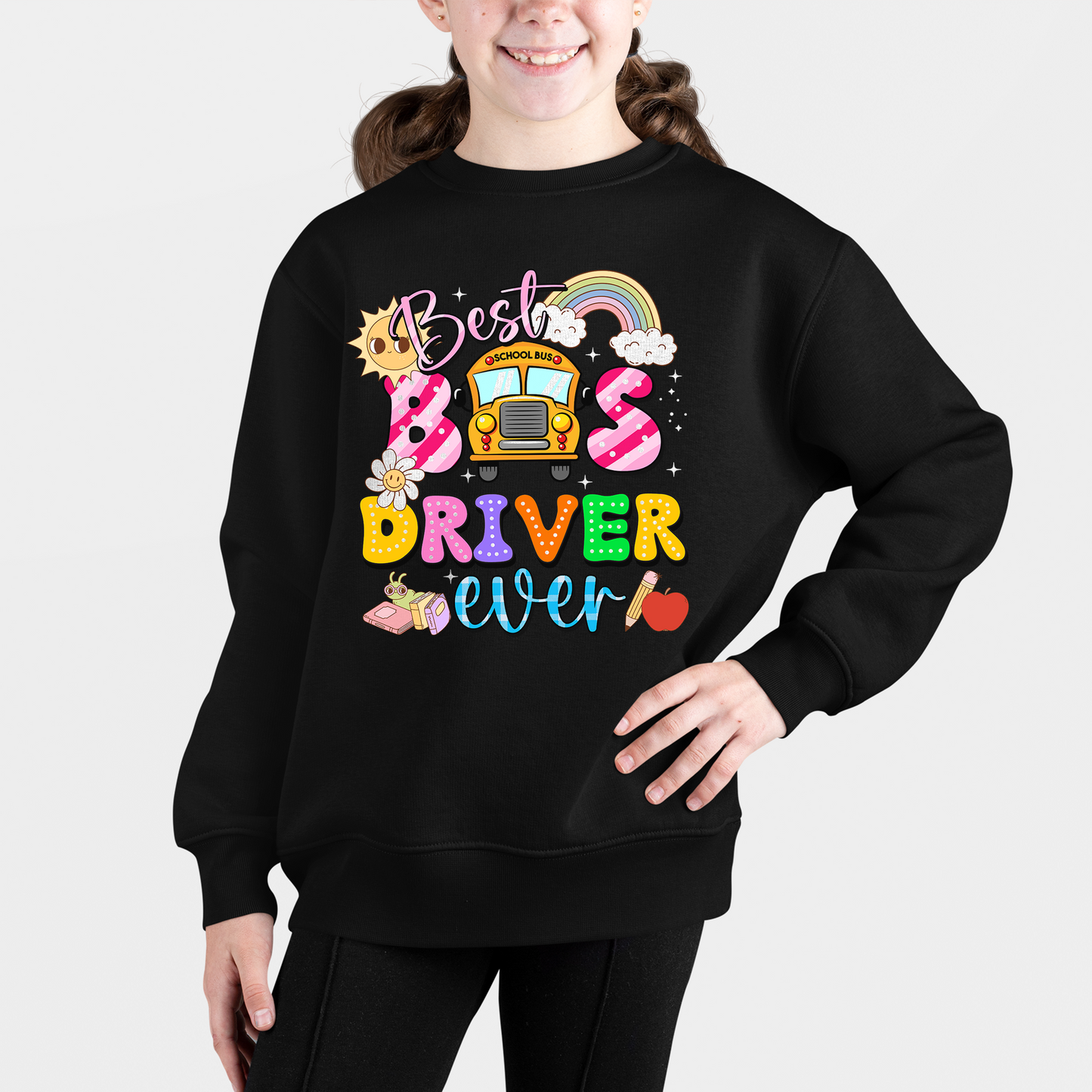 Best bus driver ever shirt , back to school tshirt, school vibes, school bus driver tee, School Gift Tee, Fun Bus Driver Tee