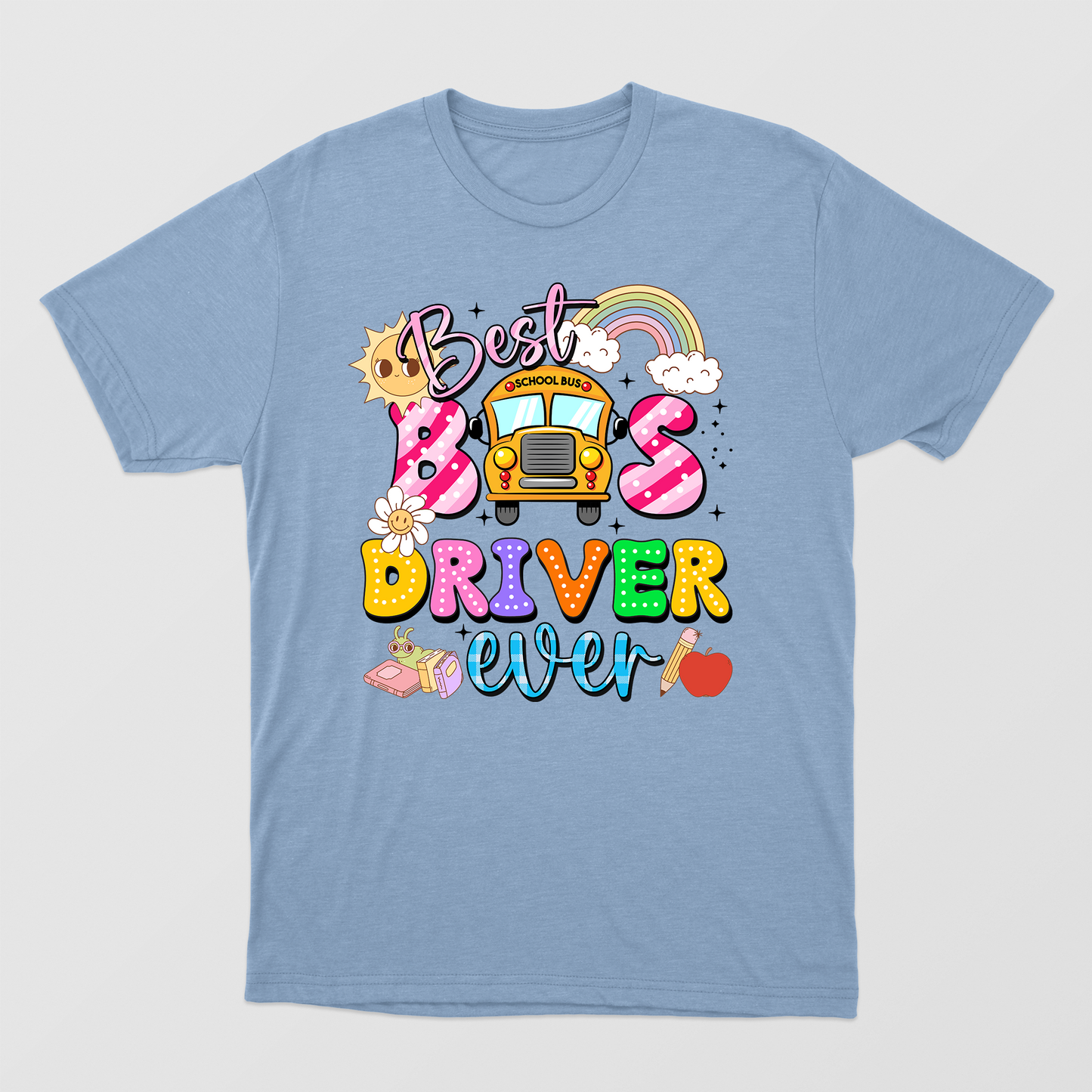 Best bus driver ever shirt , back to school tshirt, school vibes, school bus driver tee, School Gift Tee, Fun Bus Driver Tee