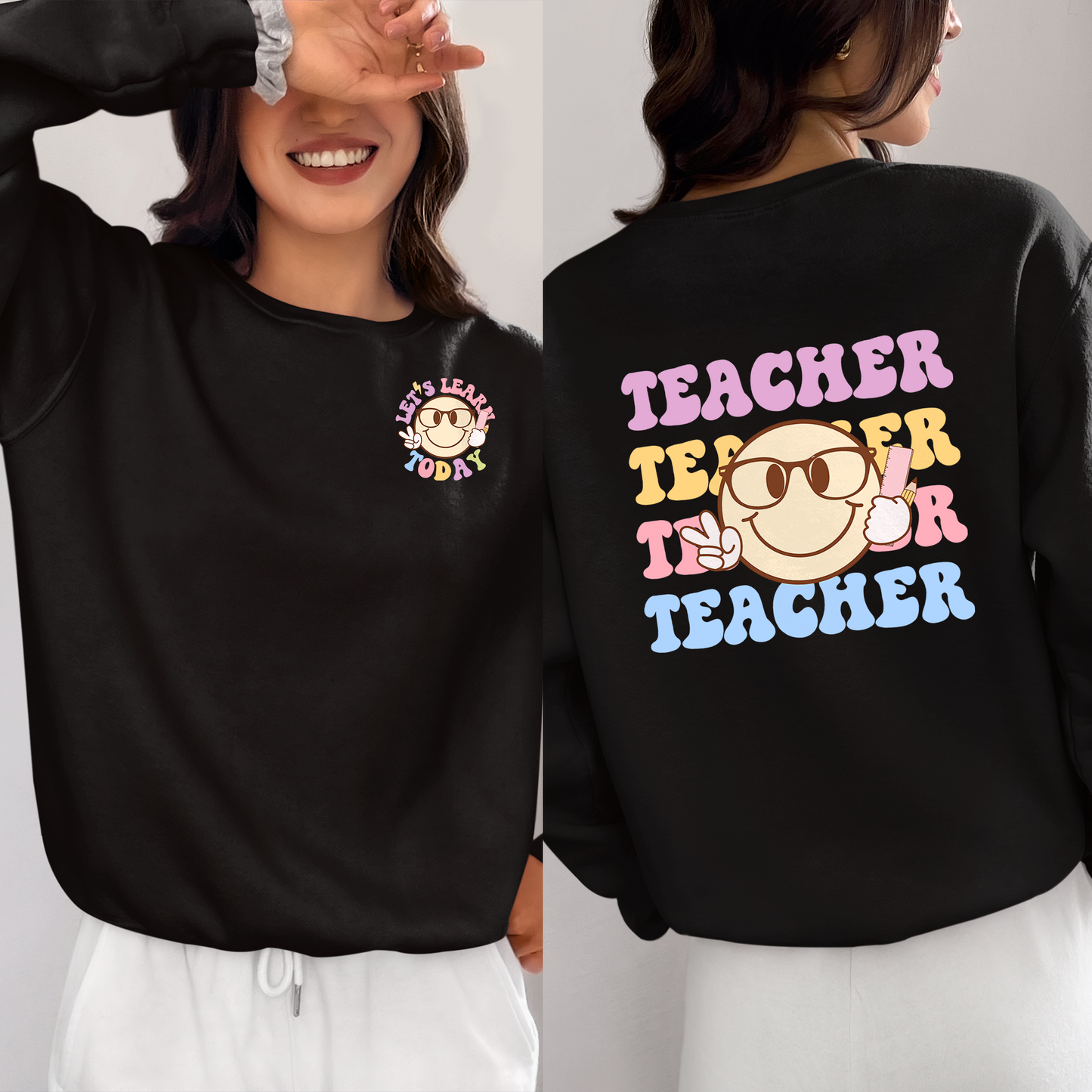 Let's Learn Today Teacher Shirt, Teacher Life, Teacher Tshirt, Motivational Teacher Shirt, Cute Teacher Tee