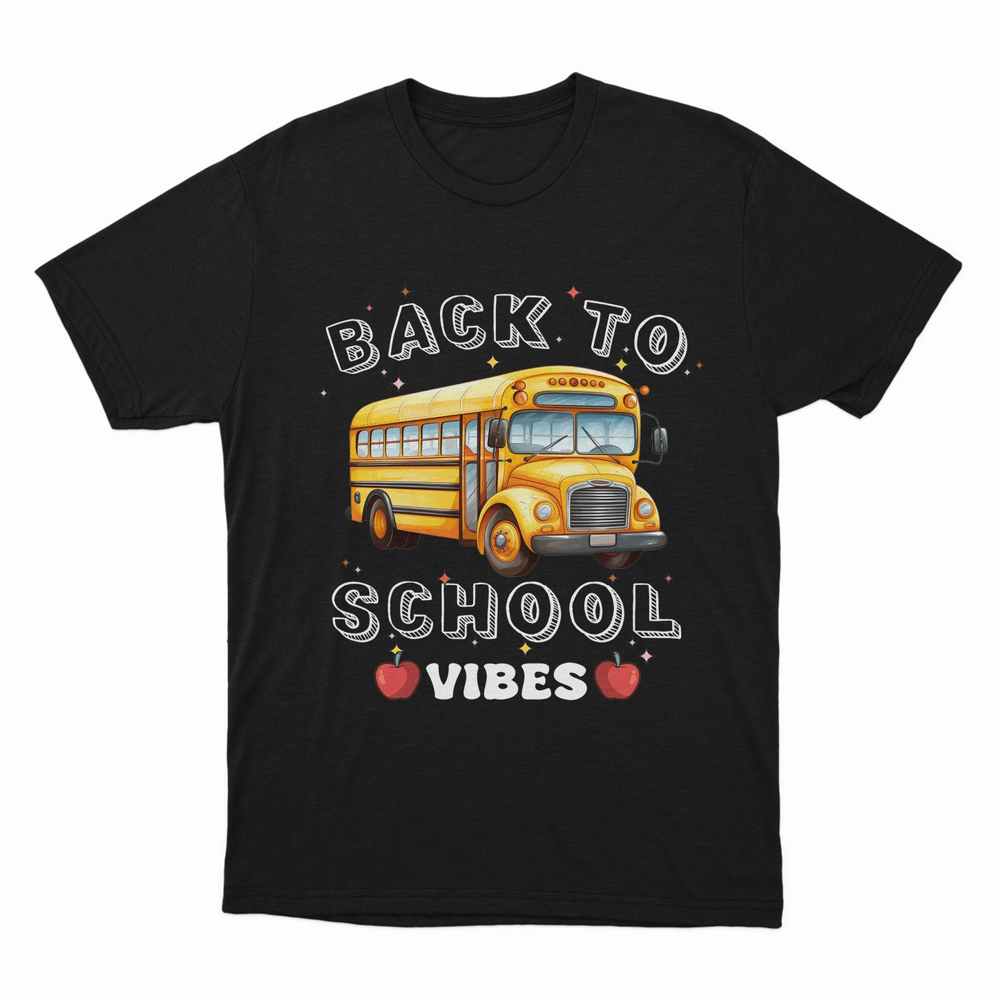 Back To School Vibes Shirt, First Day Of School Shirt, Apple Bus Shirt, Teacher Life, Kids School Shirt