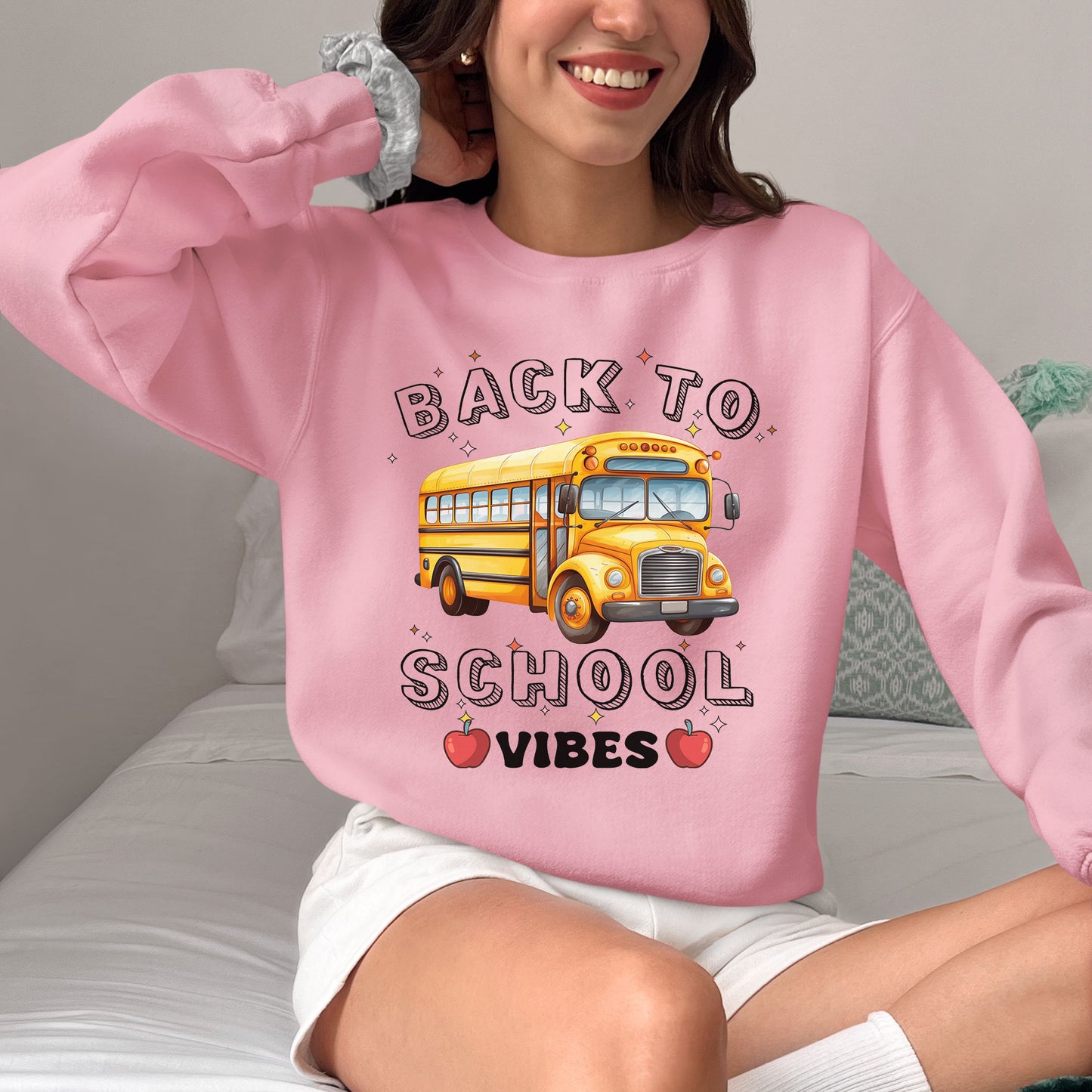 Back To School Vibes Shirt, First Day Of School Shirt, Apple Bus Shirt, Teacher Life, Kids School Shirt