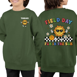 Custom Name Field Day shirt, Field Day Fun In the Sun tee, Retro School Game Day, Field Day Teacher Shirt