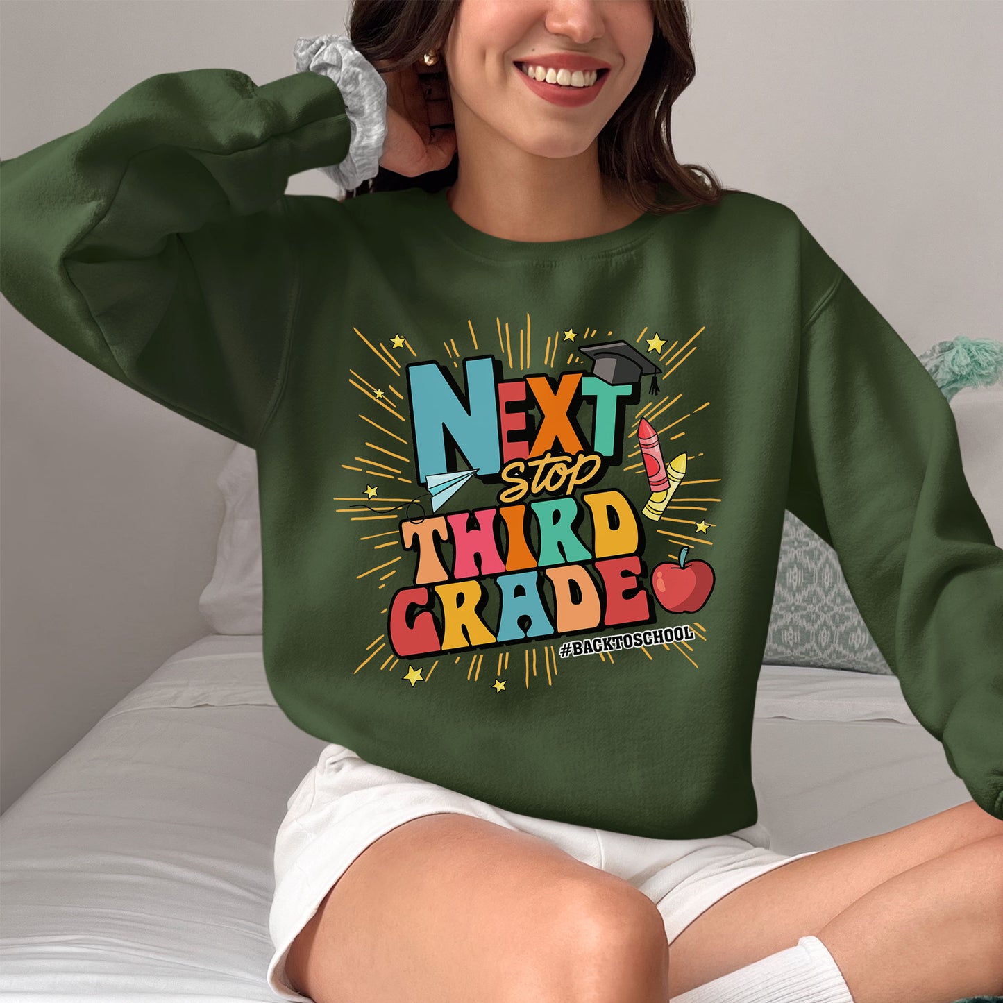 Next Stop Third Grade Shirt, Welcome To New Level Shirt, Back To School Shirt, Gift For Kids