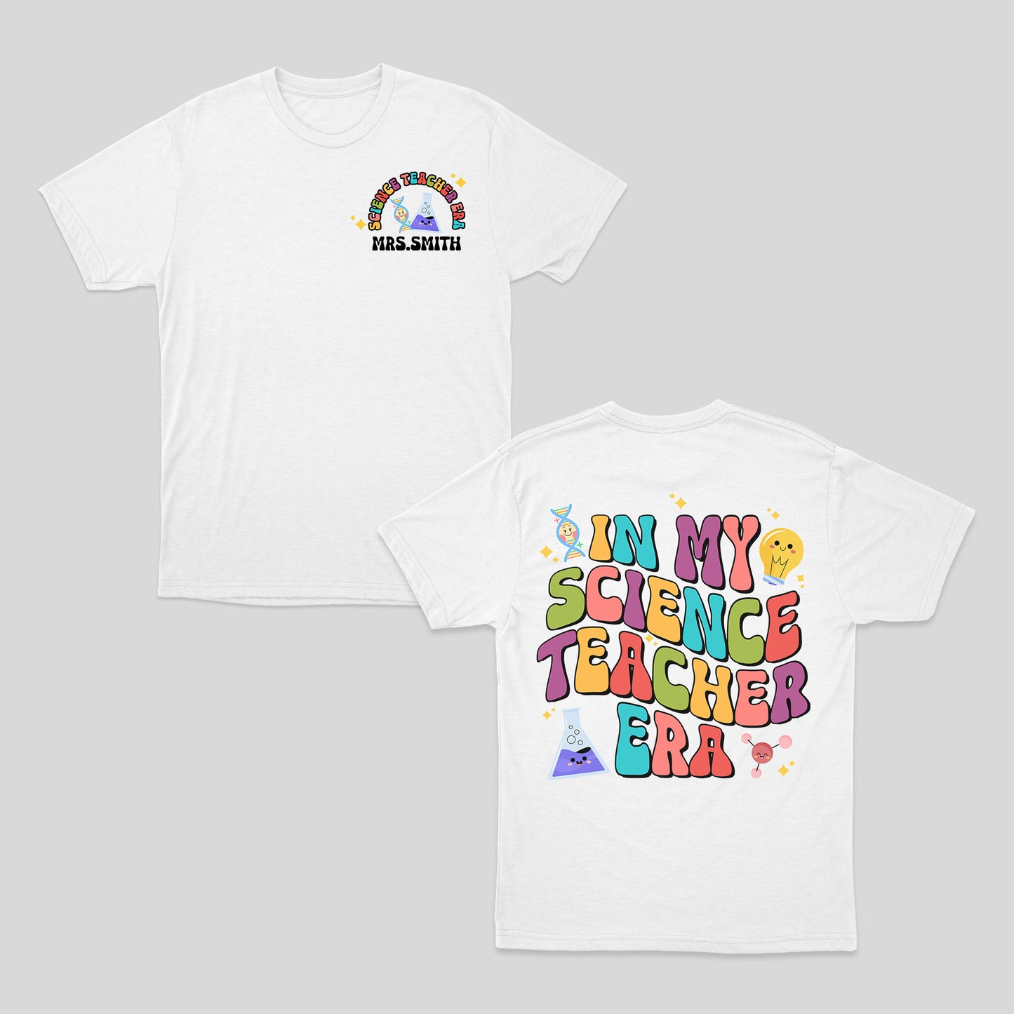 In My Science Teacher Era Groovy Shirt, Science Teacher Shirt, Teacher Appreciation Shirt, Back To School