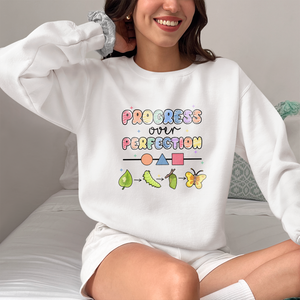 Progress Over Perfection Shirt, Butterflies Teacher Shirt, Motivational Shirt, Inspirational Shirt, Gift For Teacher Shirt
