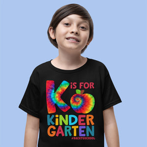 K Is For Kindergarten Shirt, Kindergarten Kids Shirt, Apple School Shirt, Back To School Shirt