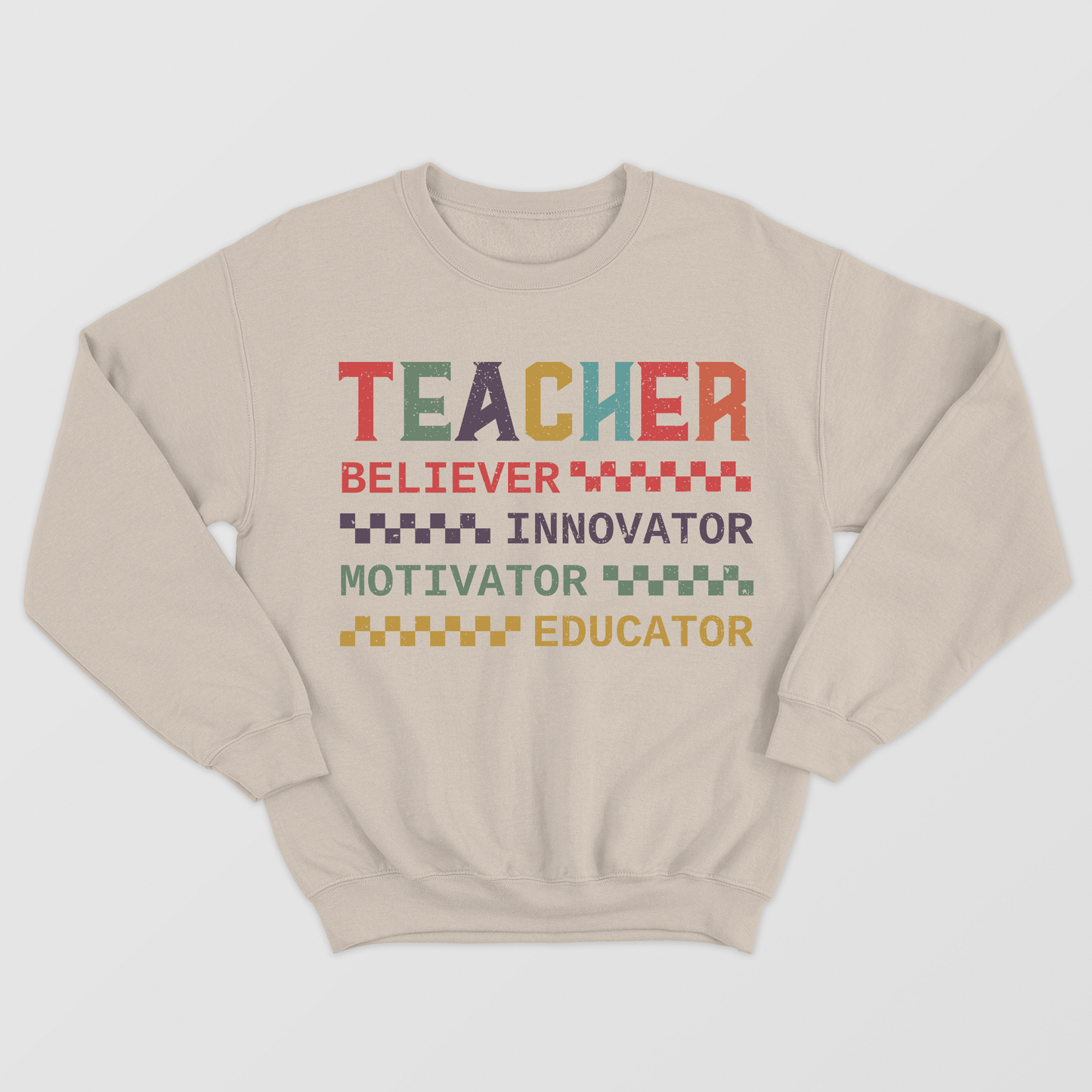 Teacher Believer Innovator Motivator Educator shirt , Retro Teacher shirt  Teacher Life tee,  Back to School shirt