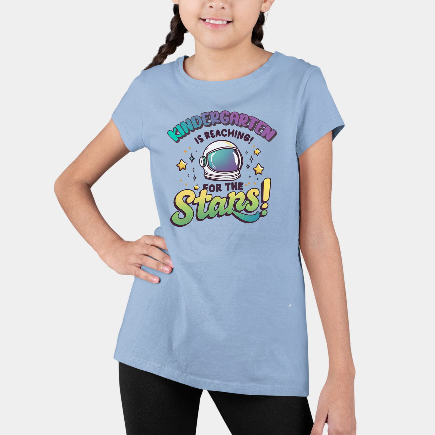 Kindergarten Is Reaching For The Stars Shirt, New Level Reaching Kid Shirt, Cute Astronaut Shirt, Back To School Gift