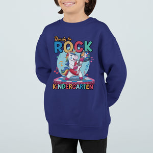 Funny Cute Unicorn Shirt, Ready To Rock Kindergarten, Rock New Grade Shirt, Back To School Gift For Kids