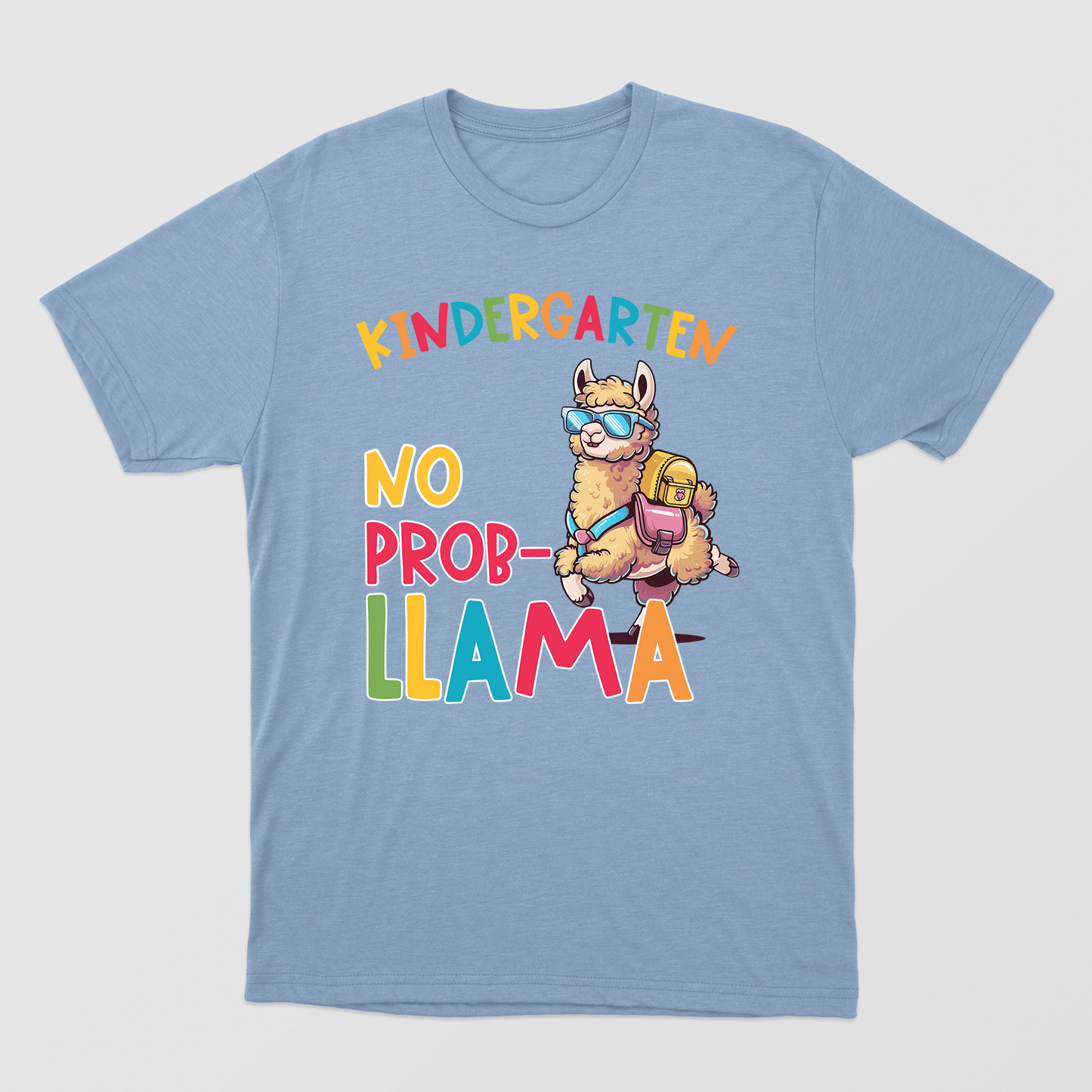 Cute No Prob-llama School Shirt, Happy New Grade Shirt, Funny Llama Shirt, Back To School Gift, Kindergarten Shirt