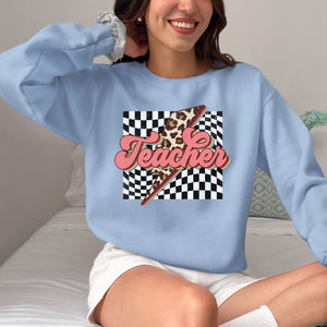 Retro Teacher Shirt, Lightning Bolt, Teacher Gift, Back to School Shirt, Teacher Appreciation Gift