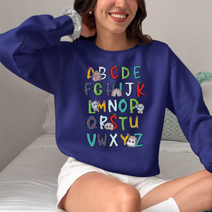 Colorful Alphabet Shirt, Teaching Shirts, Field Trip Shirts for Teachers, Alphabet Shirt, Back to school