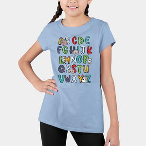 Colorful Alphabet Shirt, Teaching Shirts, Field Trip Shirts for Teachers, Alphabet Shirt, Back to school