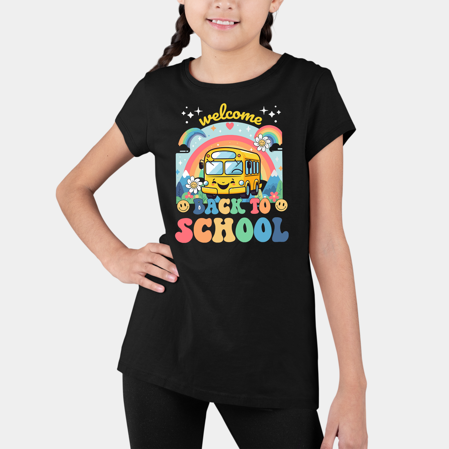 Funny Cute School Bus Shirt, Welcome Back To School Shirt, Happy First Day Of School Shirt