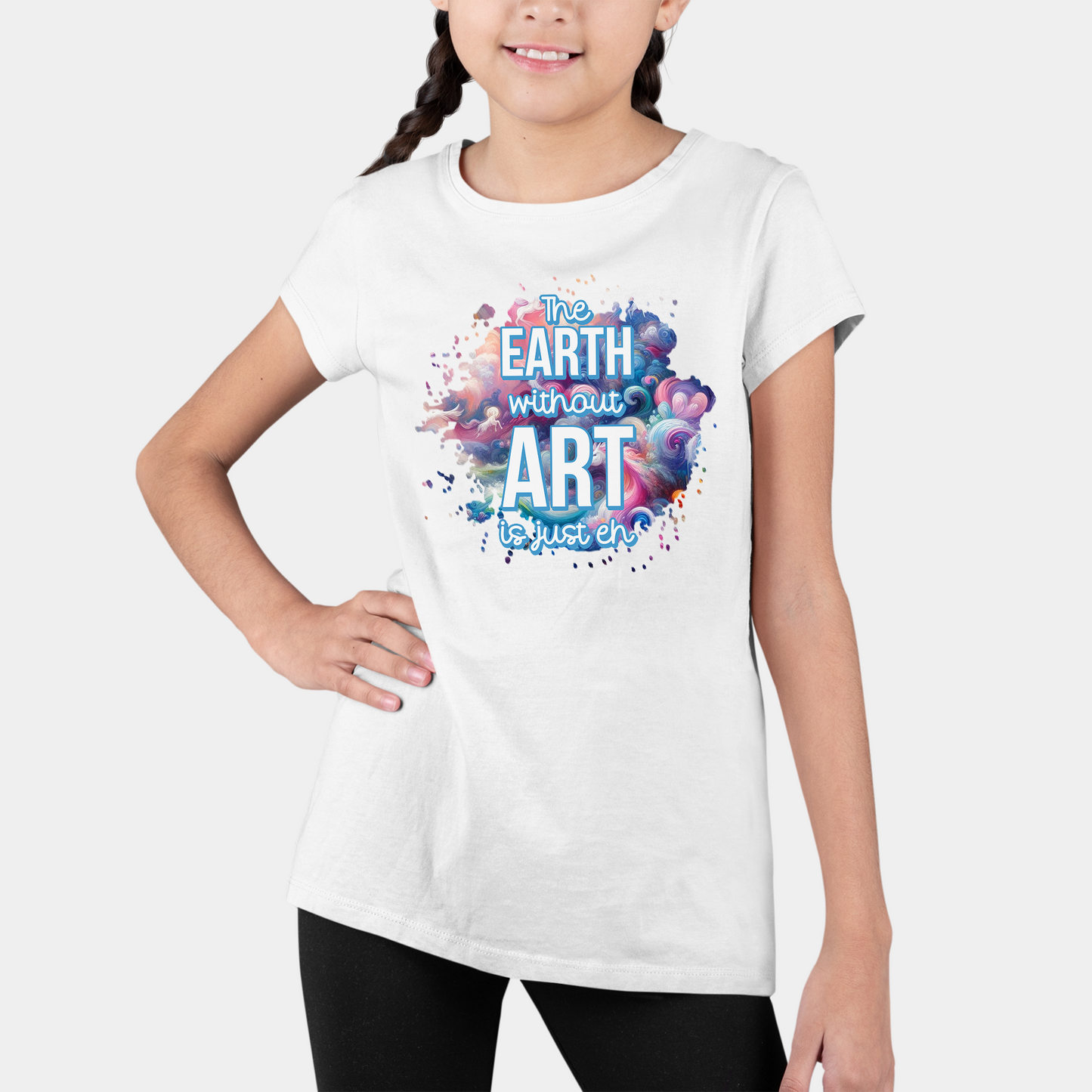 The Earth Without Art Is Just Eh Shirt,  Watercolor Graphic Art Shirt, Art Teacher Appreciation Gift, Back To School
