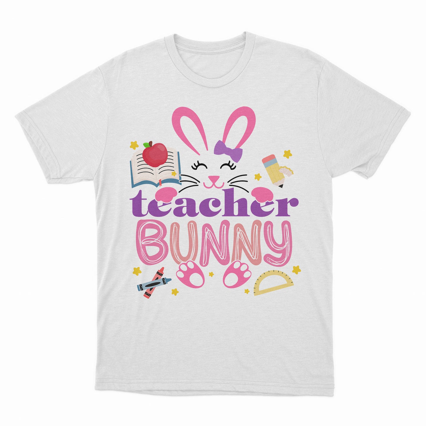 Teacher Bunny Shirt, Teacher Appreciation Shirt, Funny Teacher Gift, Back To School Shirt