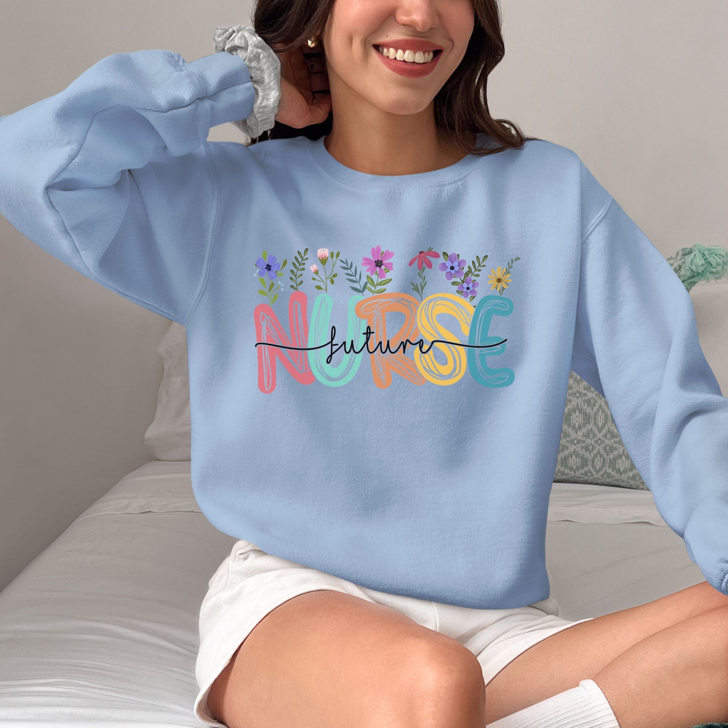 Floral Nurse Shirt,  Future Nurse Appreciation, Nurse Student Tee, Registered, Nursing School Tee