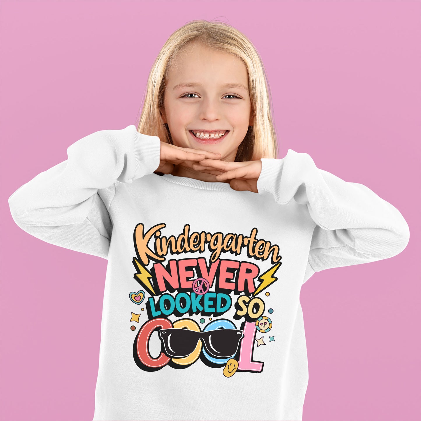 Kindergarten Never Looked So Cool Shirt, New Grade Custom Shirt, Funny Cute Sunglasses Shirt, Back To School Shirt