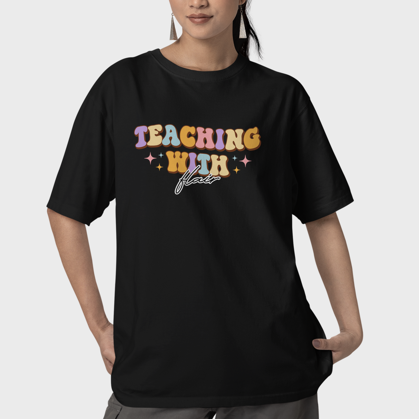 Teaching With Flair Shirt, Back To School, First Day Of School Funny Teacher Shirt, Teacher Gift
