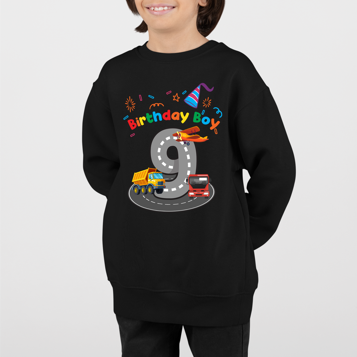 Custom Birthday Boy Shirt, Personalized 9th Birthday Toddler Shirts,Custom Boys Birthday Gift