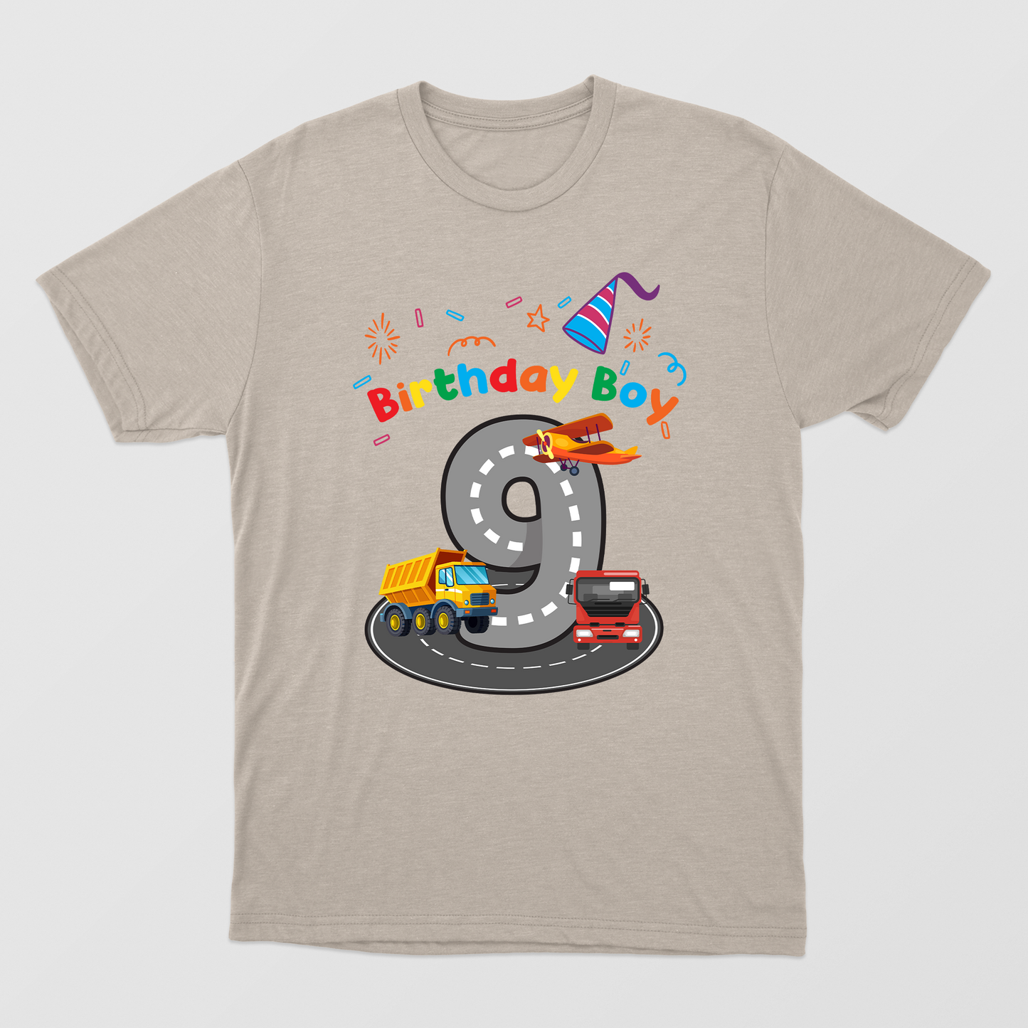 Custom Birthday Boy Shirt, Personalized 9th Birthday Toddler Shirts,Custom Boys Birthday Gift