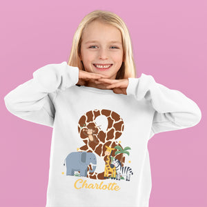 Funny Cute Zoo Safari Birthday Shirt, Custom Birthday Shirt, Wild Animal Shirt, Birthday Party Gift Tee, Boy Shirt