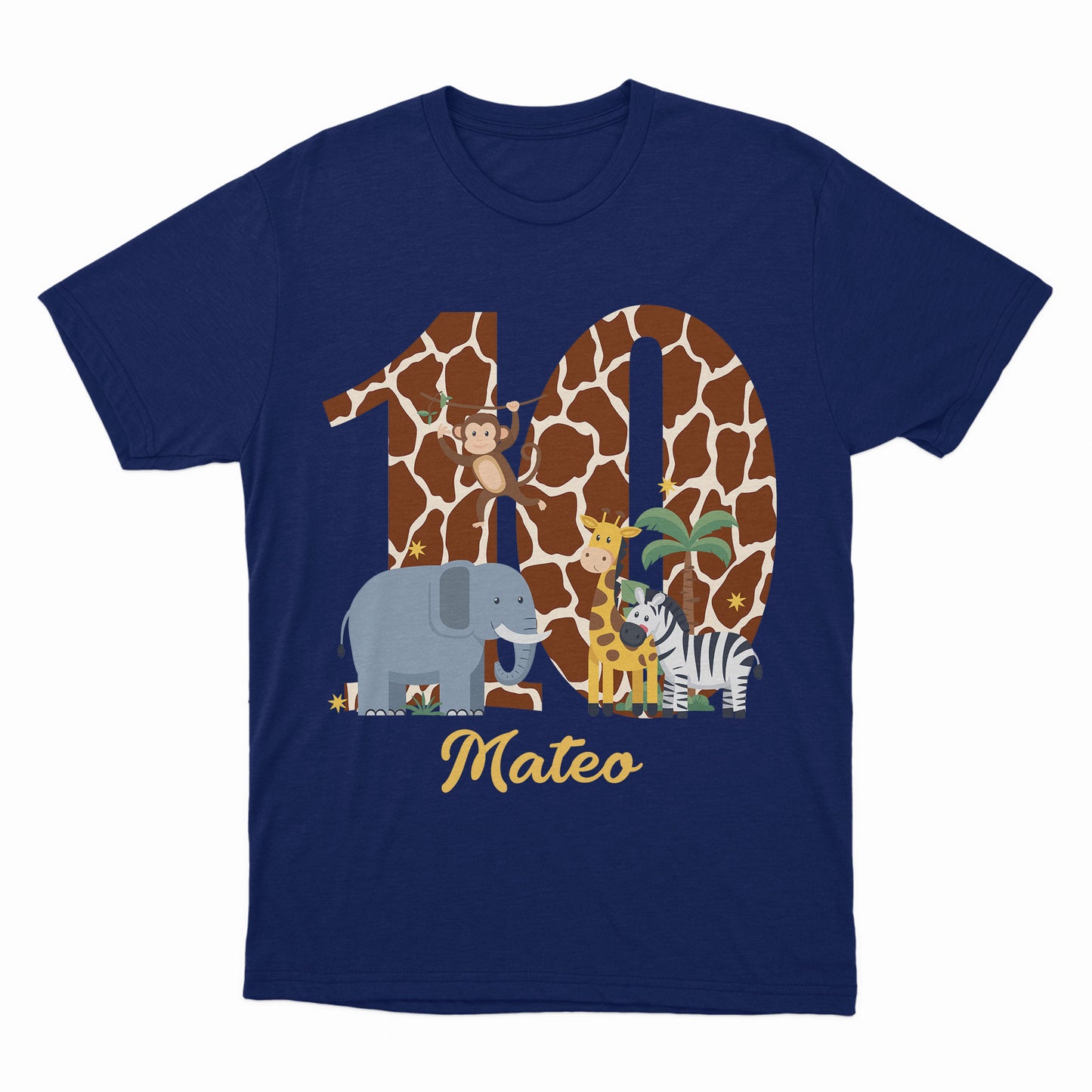 Funny Cute Zoo Safari Birthday Shirt, Custom Birthday Shirt, Wild Animal Shirt, Birthday Party Gift Tee, Boy Shirt