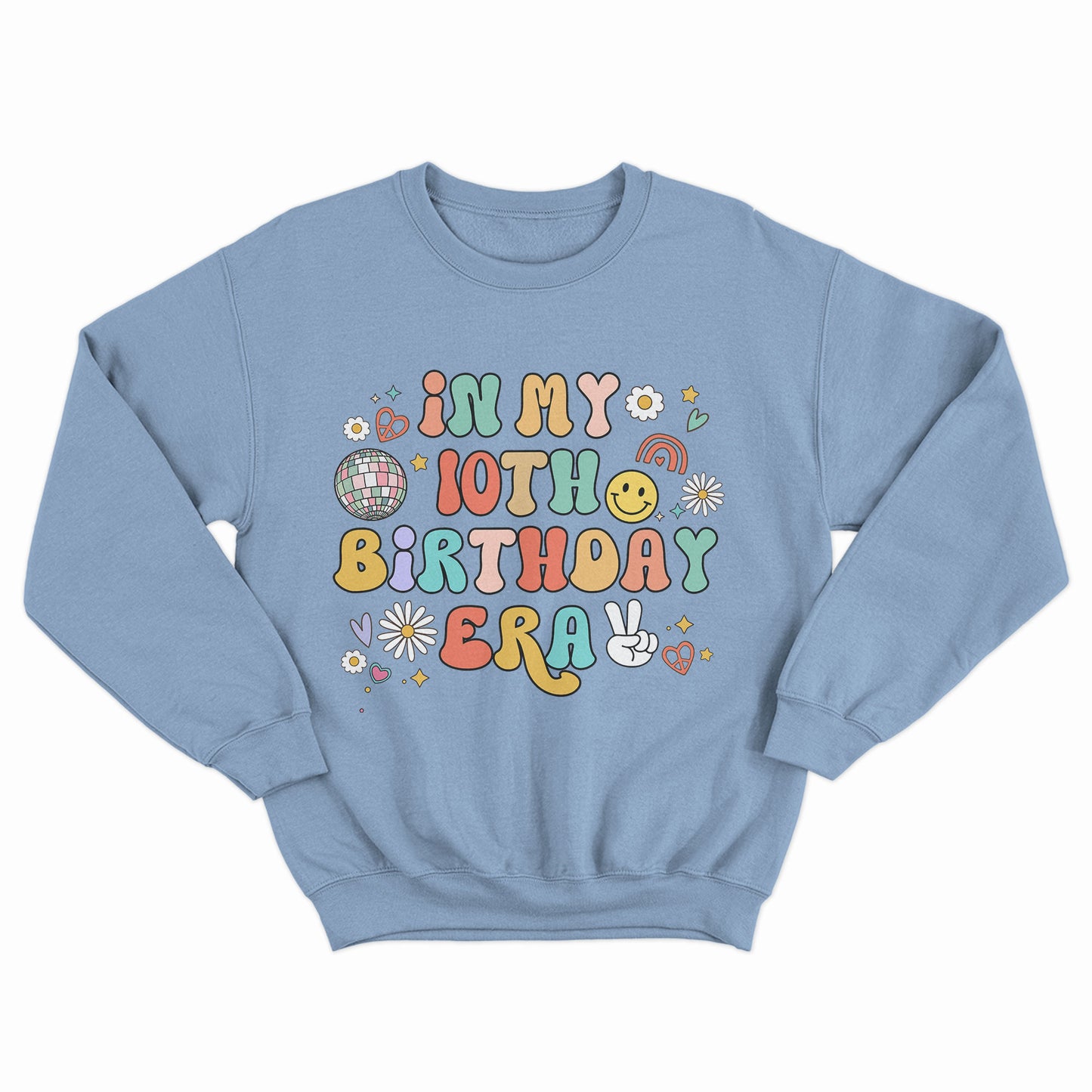 In My Birthday Era Shirt, Custom Age Birthday Party Sweatshirt, Personalized Birthday Shirt