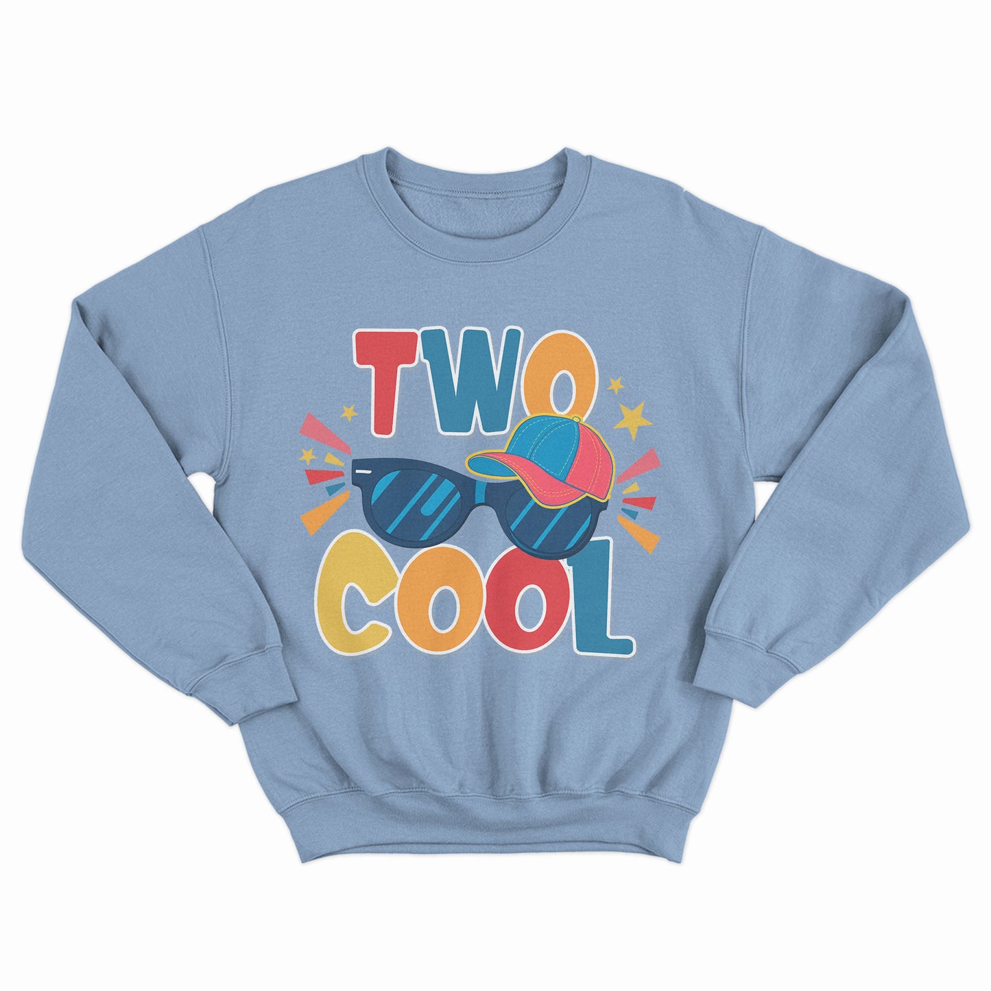 Two Cool Funny Shirt, Two Cool Birthday Party, Funny Cap Sunglasses Birthday Shirt, Birthday Party Shirt For Boys