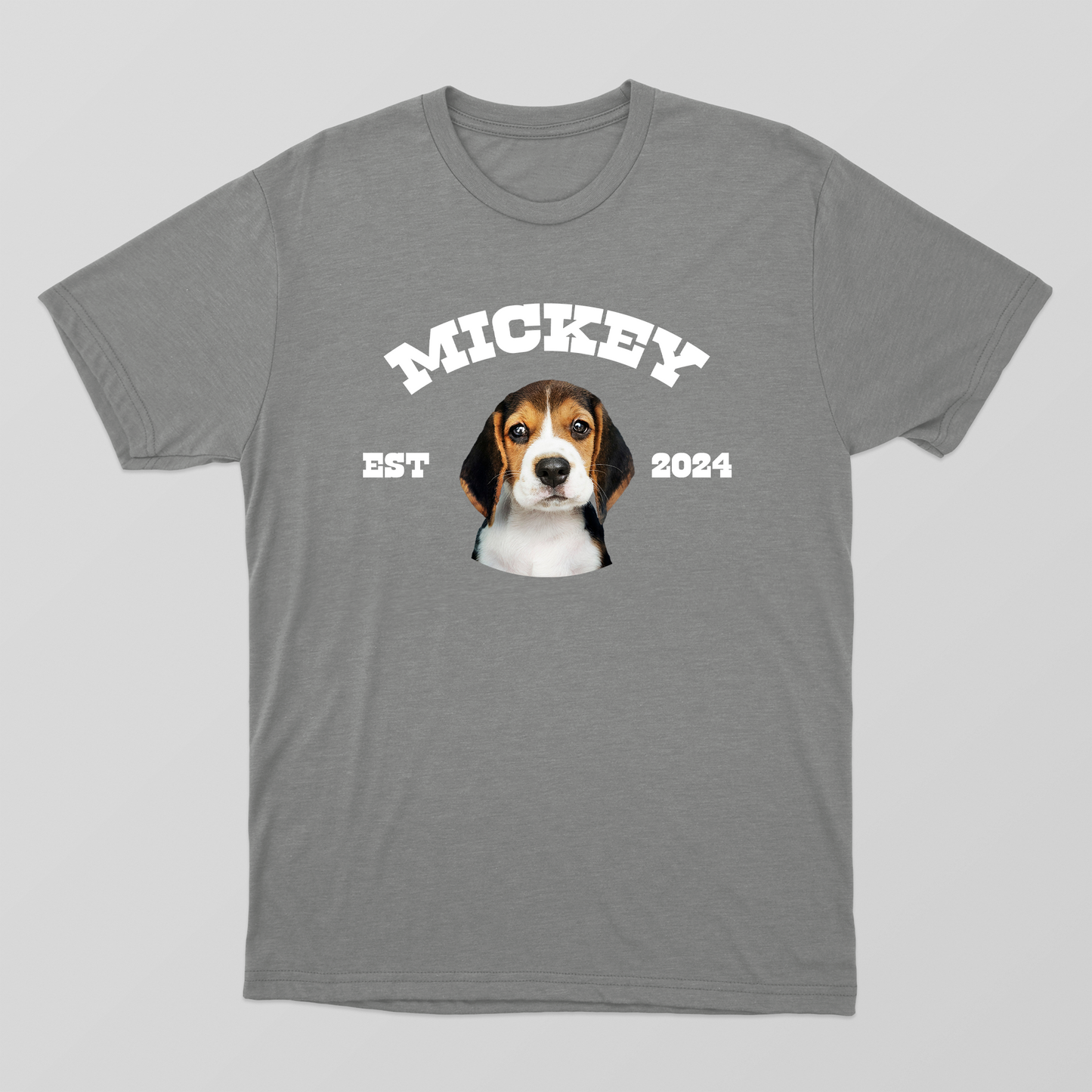 Custom Dog Cat Shirt with Pet Photo and Name, Pet Est 2024 Shirt,  Pet Lover Shirt