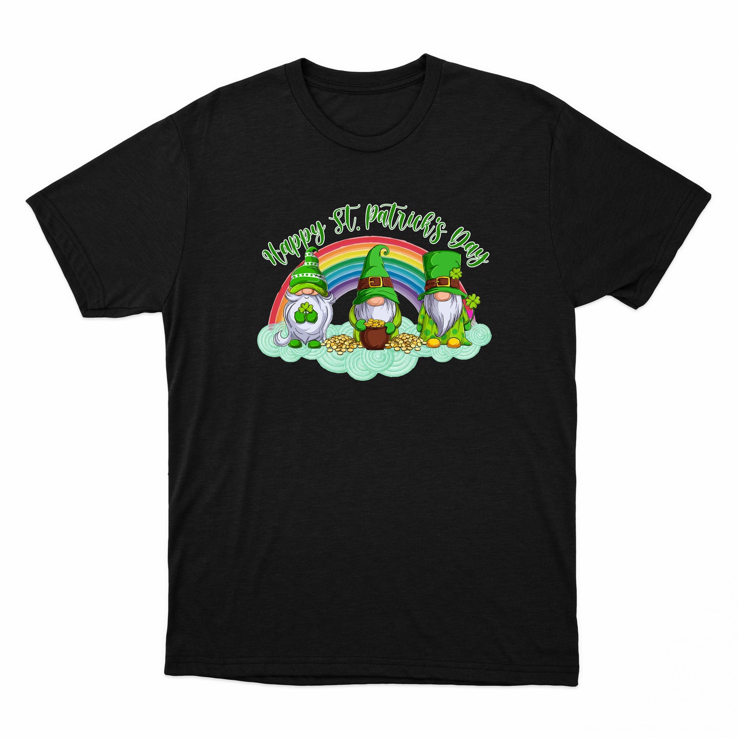 Happy St. Patricks Day with Shamrock Shirt, Gnomes Shirt, Lucky Shirt, Irish Day Shirt, Clover Shirt, St Patrick's Day Shirt, Irish Shirt